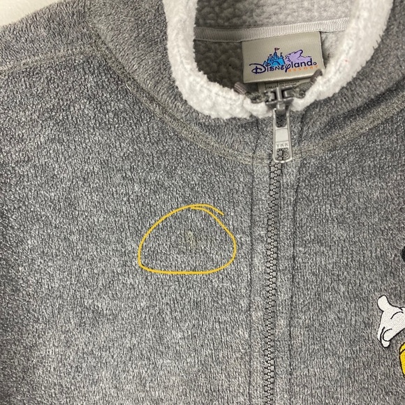 Disneyland Resort Fleece Mickey Mini Mouse Full Zip Cozy Jacket women’s Large - Picture 8 of 15